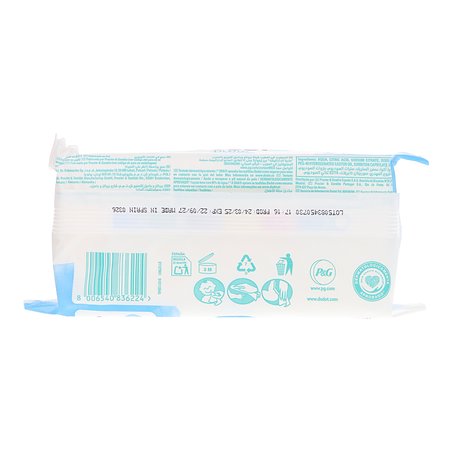 Lenços Umedecidos Dodot Aqua Pure Baby 48 Unidades