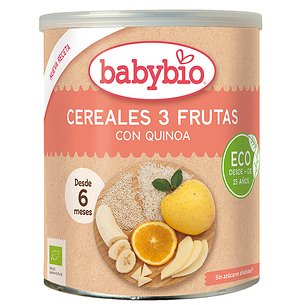 Babybio Cereales 3 Frutas Con Quinoa Bio +6m 220g