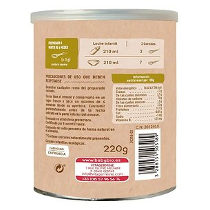 Babybio 5 Cereales +6 Meses 220 g 2