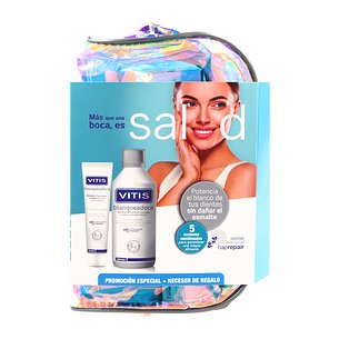 Vitis Blanqueadora Pasta Dental 100 ml + Colutorio 500 ml Promo
