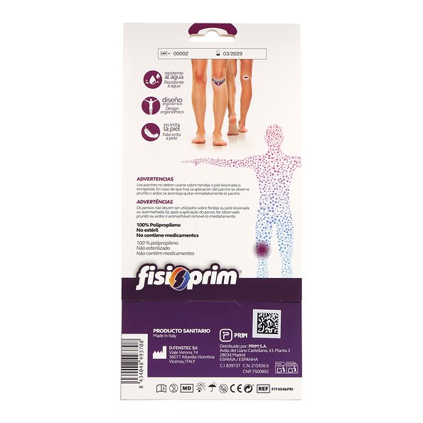 Adesivo Fisioprim para Joelho 4 Adesivos