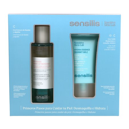 Sensilis Bi-phasic Demaquilante 150ml + Hydra Essence Sorbet Gel 40ml Promoção