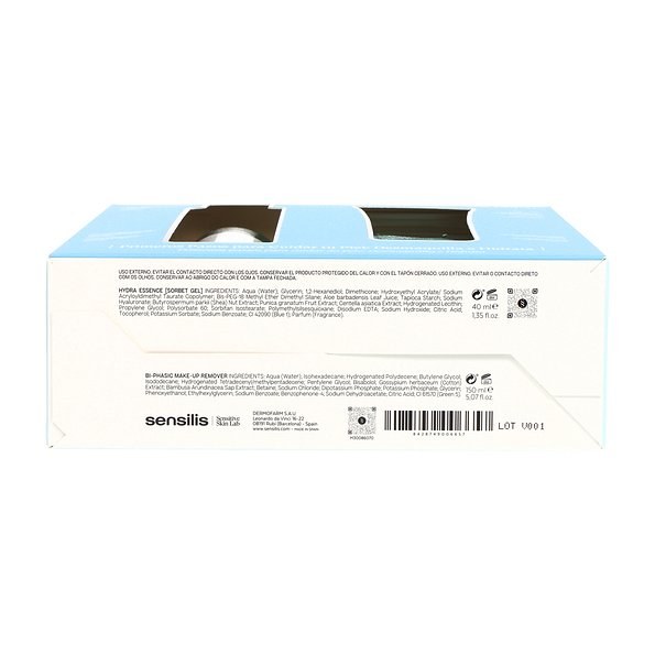 Sensilis Bi-phasic Demaquilante 150ml + Hydra Essence Sorbet Gel 40ml Promoção
