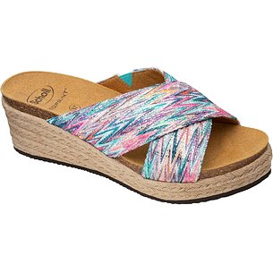 Sandália Scholl Sevilla Azul/Multicolorida