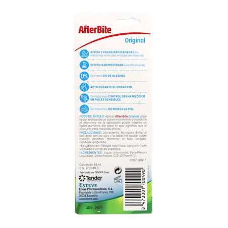 After Bite Original Solução Tópica 2a 14 ml