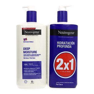 Neutrogena Formula Noruega Hidratacion Profunda Locion Rapida Absorcion Piel Seca 2 X 750 ml Promo