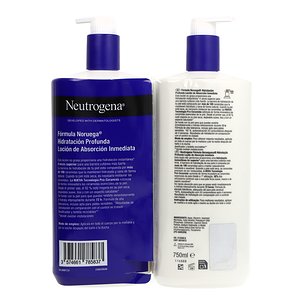 Neutrogena Norwegian Formula Deep Hydration Fast Absorption Lotion for Dry Skin 2 x 750 ml Promo 2