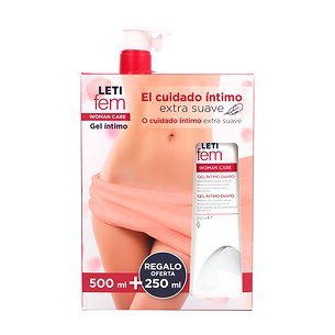 Letifem Intimate Gel 500 ml + 250 ml Promo