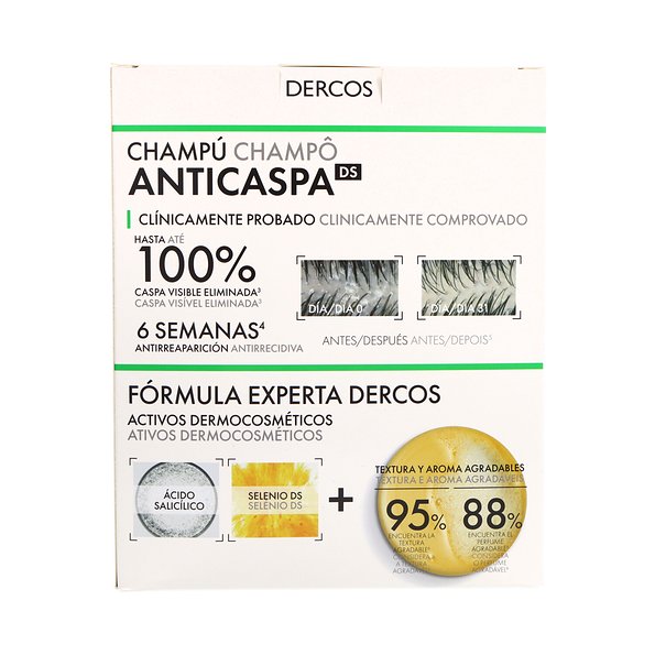 Vichy Dercos Champu Anticaspa Grasa 390ml Ecoref