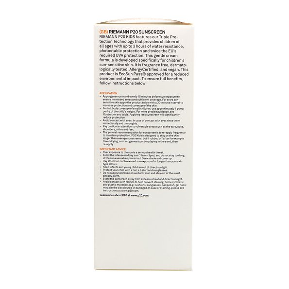 Riemann P20 Spf50 Protector Solar Niños 200 ml