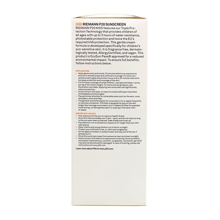 Riemann P20 Spf50 Protector Solar Niños 200 ml