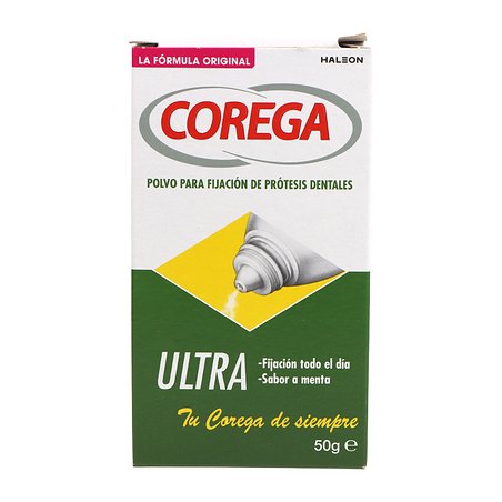 Corega Ultra Powder for Prosthesis Fixation 50 
