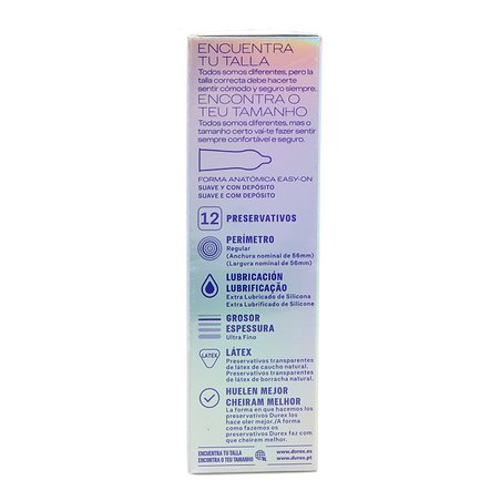 Durex Invisible Extra Lubricated Condoms 12