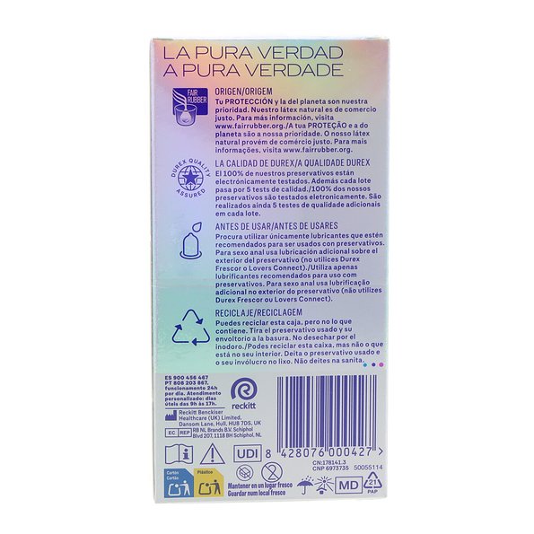 Durex Invisible Extra Lubricated Condoms 12