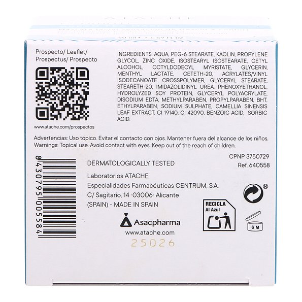 Essentielle Green Tea Mask 50ml Atache