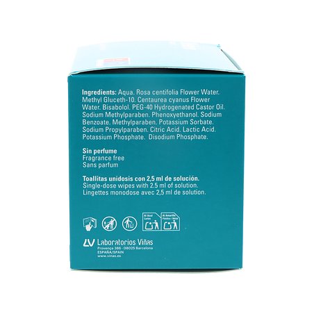 Lenços umedecidos esterilizados Blefarix 50 unidades