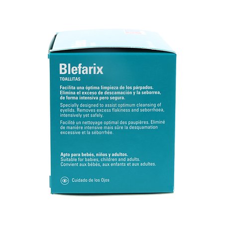Lenços umedecidos esterilizados Blefarix 50 unidades
