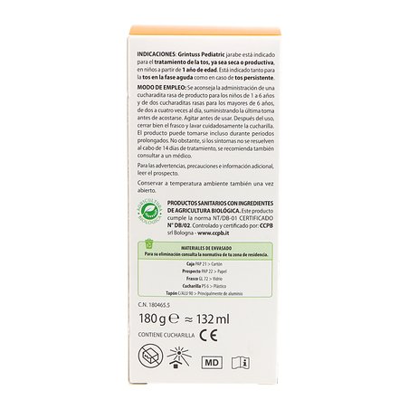 Grintuss Pediatric Jarabe 1 Frasco 180 ml