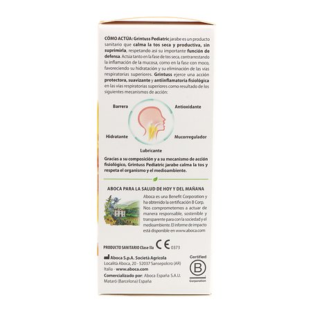Grintuss Pediatric Jarabe 1 Frasco 180 ml