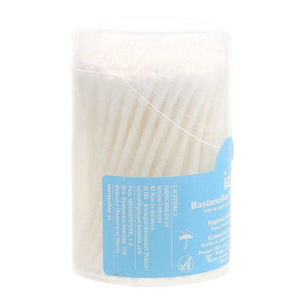 Bastoncillos Higienicos Interapothek 100 Uds Con