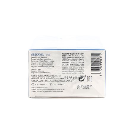 Sesderma Seskavel Plus 60 Caps