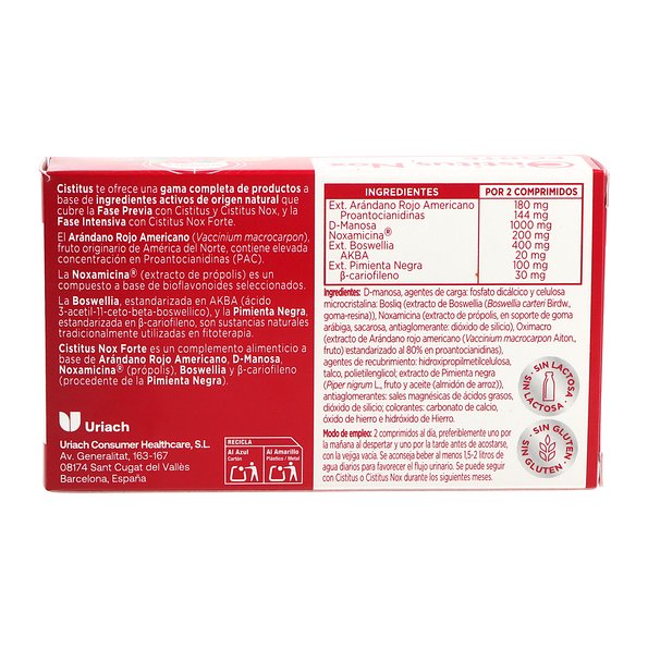 Cystitis Nox Forte 20 Tablets