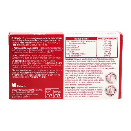 Cystitis Nox Forte 20 Tablets