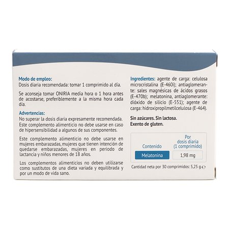 Oniria 30 Comps Recubiertos