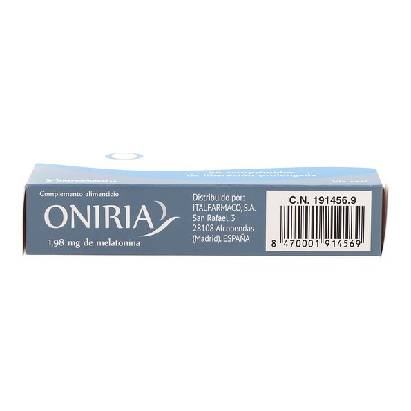Oniria 30 Comps Recubiertos