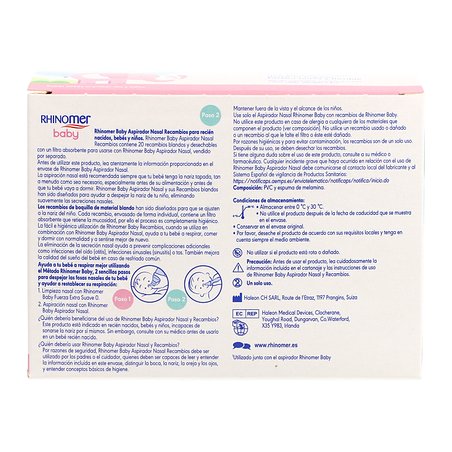 Rhinomer Baby Recambios 20 Uds Promo