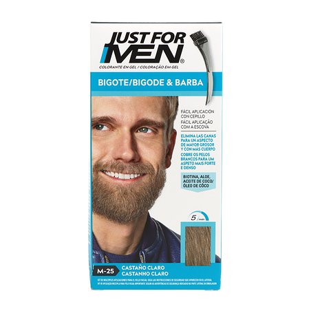 Just For Men Barba Bigote Castaño Claro
