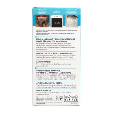 Just For Men Barba Bigote Castaño Claro