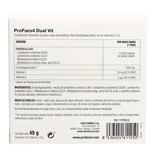 Profaes4 Dual Vit 30 Sticks Sabor Fresa 2