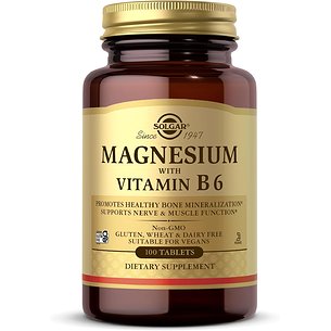 Solgar Magnesium Con Vitamina B6 100 Comprimidos