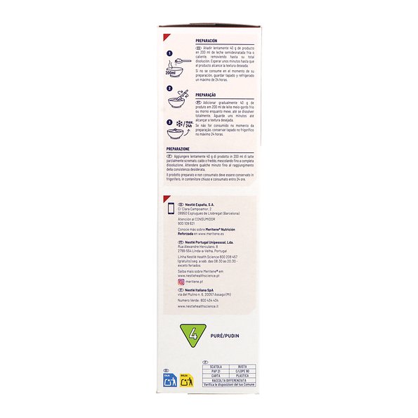 Meritene Cereal Instant Cereales Con Cacao 1 Bolsa 520 g