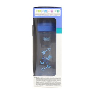 Chicco Perfect5 Silicone Tetina Mamadeira Azul 4m  2