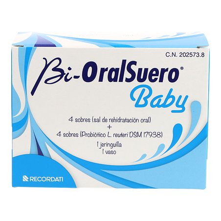 Bioralsuero Baby 4 e 4 Sachês 1 Vidro 1 Seringa