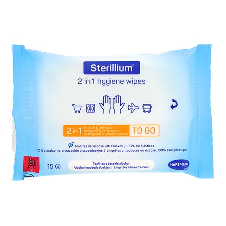 Lenços umedecidos Sterillium 2 em 1 15 unidades