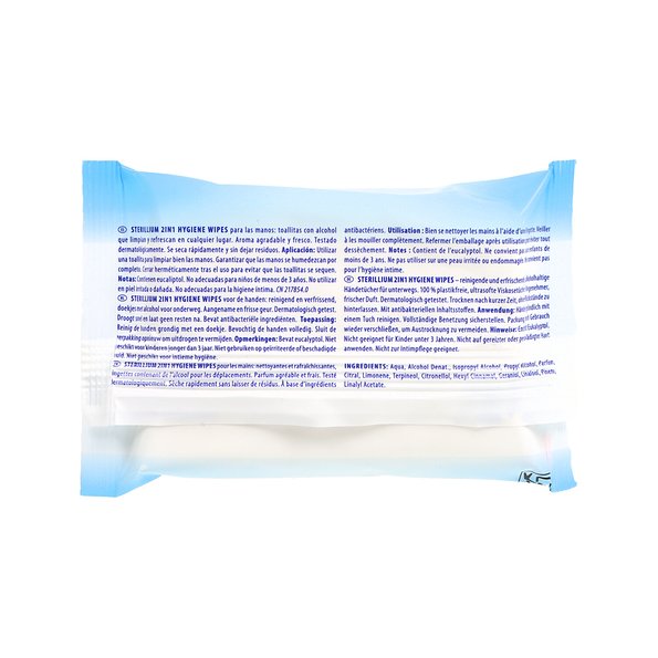 Lenços umedecidos Sterillium 2 em 1 15 unidades