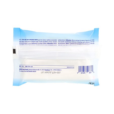 Lenços umedecidos Sterillium 2 em 1 15 unidades