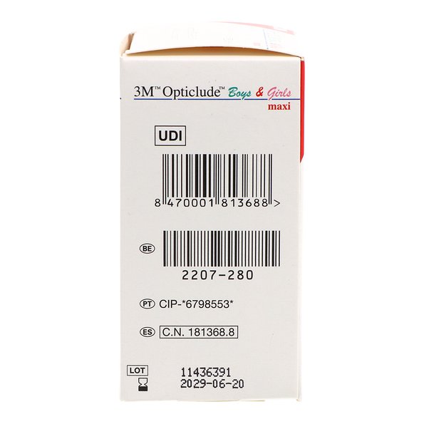 Opticlude Dibujos Grande 30 Uds