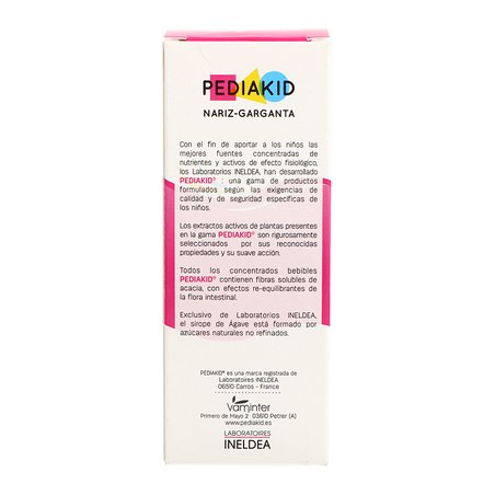 Pediakid Jarabe Muquitos Infantil Nariz Y Garganta  125 ml