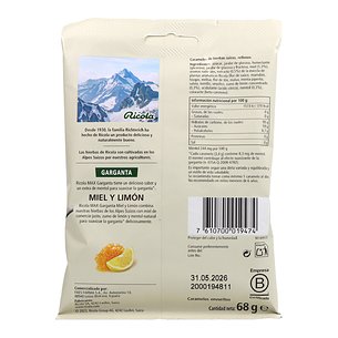 Balas Sabor Mel e Limão Ricola Max 70 g 2