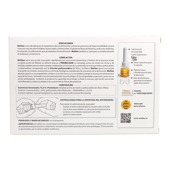 Melilax Adult Microenemas 6 Unidades 10 g