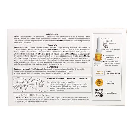 Melilax Adult Microenemas 6 Unidades 10 g