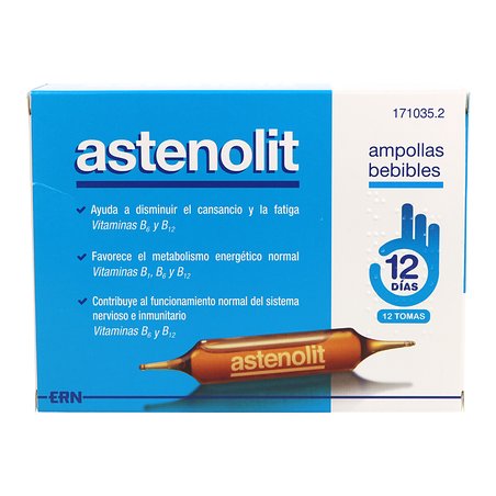 Astenolit 12 Ampolas Bebíveis