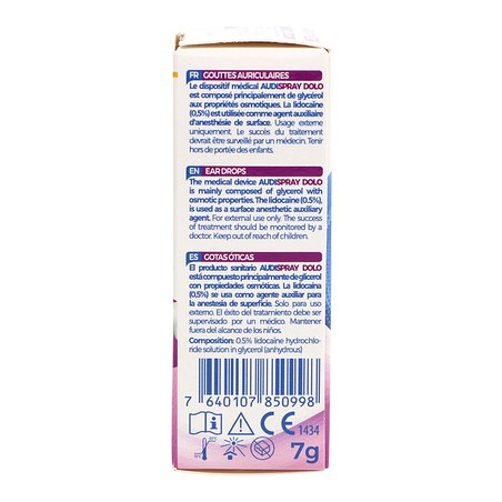 Audispray Dolo Gotas para os ouvidos 7 g