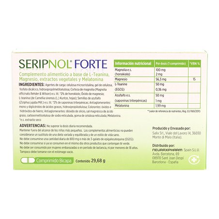 Seripnol Forte 28 Comprimidos
