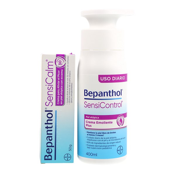 Bepanthol Crema Emoliente Plus Sensicontrol 400ml + Crema Sensicontrol 50g