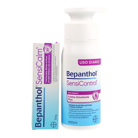Bepanthol Crema Emoliente Plus Sensicontrol 400ml + Crema Sensicontrol 50g